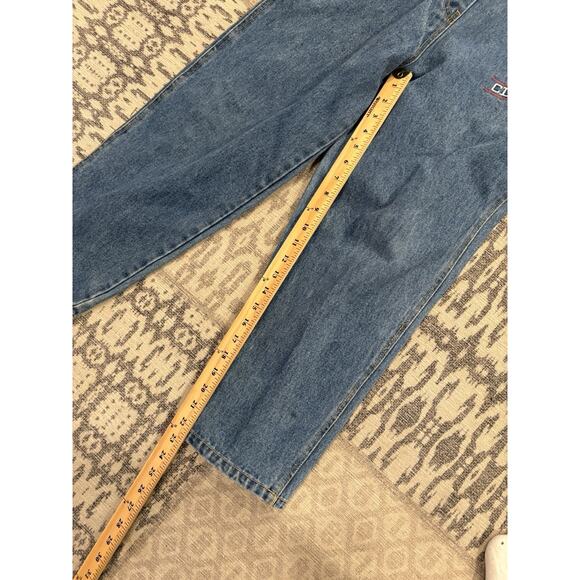 Vintage 90's Disney Mickey & Co Denim Bib Short Overalls Size 10 Unisex Classic - Picture 10 of 15